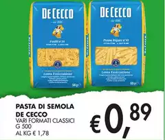 De Cecco - Pasta Di Semola
