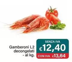 Gamberoni L2 Decongelati
