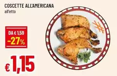 Coscette All'americana