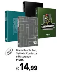Pigna - Diario Scuola Zoo, Sette In Condotta O Maturando