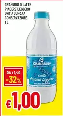 Granarolo - Latte Piacere Leggero Uht A Lungaa Conservazione