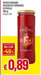 Rosso Gargano - Passata Di Pomodoro Di Puglia