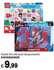 Ravensburger - Puzzle 24 O 60 Pezzi Da Pavimento