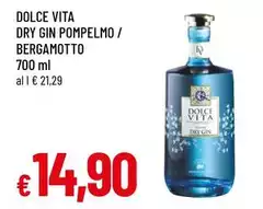 Dolce Vita -  Dry Gin Pompelmo