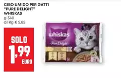 Whiskas - Cibo Umido Per Gatti "pure Delight"