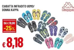 Kappa - Ciabatta Infradito Uomo