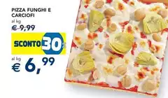 Pizza Funghi E Carciofi