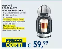 Nescafé - Dolce Gusto Mini Me KP123BKA