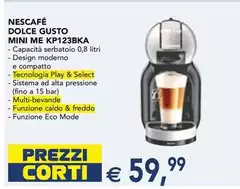 Nescafé - Dolce Gusto Mini Me KP123BKA