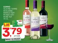 Corvo - Glicine Terre Siciliane/Bianco IGP/Rosso IGT/Rose IGT