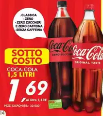 Coca Cola - Classica Zero, Zero Zuccheri E Zero