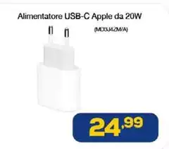 Apple - Alimentatore Usb-c  Da 20W
