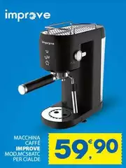 Improve - Macchina Caffè  Mod.MC6BAT Per Cialde