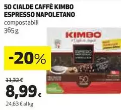 Kimbo - 50 Cialde Caffè Espresso Napoletano