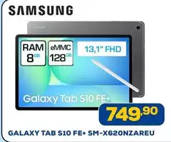 Samsung - Galaxy Tab S10 FE+ SM-X620NZAREU