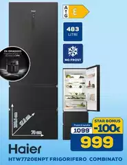 Haier - HTW7720ENPT Frigorifero Combinato