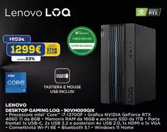 Lenovo -  LOO Desktop Gaming Logo S940B0B0B0 1699