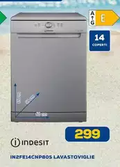 Indesit - In2fe14cnp80s Lavastoviglie