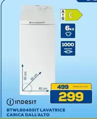 Indesit - BTWL60400IT Lavatrice Carica Dall'Alto