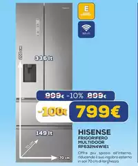 Hisense - Frigorifero Multidoor RF632N4WIE1 