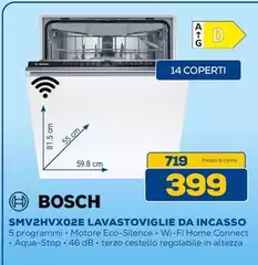 Bosch - SMV2HVX02E Lavastoviglie Da Incasso