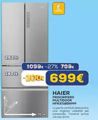 Haier - Frigorifero Multidoor HFR3718ENMM 