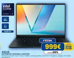 Asus - Notebook S54065a-qd070w