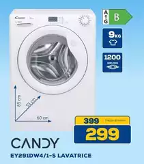 Candy - EY291DW4/1-S Lavatrice