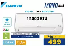 Daikin - ATXC35D Mono BTU