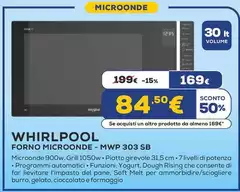Whirlpool - Cook30 Microonde A Libera Installazione - MWP 303 SB