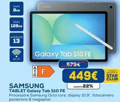 Samsung - Tablet Galaxy Tab S10 FE
