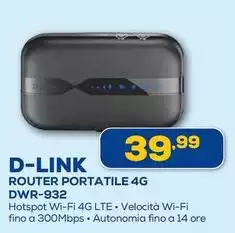 D Link - Router Portatile 4G DWR-932