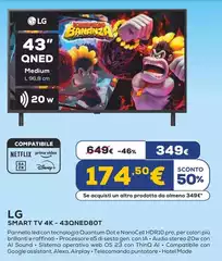 LG - Smart Tv 4K 43QNED80T
