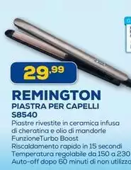 Remington - Piastra Per Capelli S8540