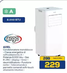 Argo - Condizionatore Monoblocco