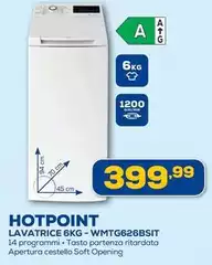 Hotpoint - Lavatrice 6kg - WMTG626BSIT