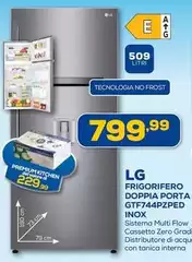 LG - Frigorifero Doppia Porta GTF744PZPED