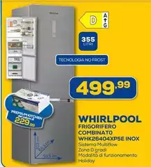 Whirlpool - Frigorifero Combinato WHK26404XPSE