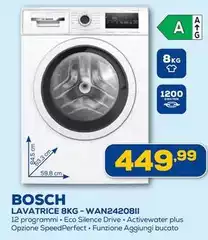 Bosch - Lavatrice 8kg-wan24208ii