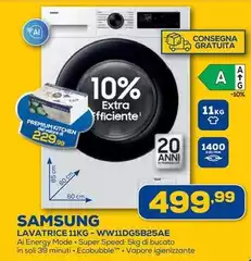 Samsung - Lavatrice 11kg - WW11DG5B25AE