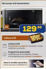 Samsung - Microonde Grill MG2AK3515AS