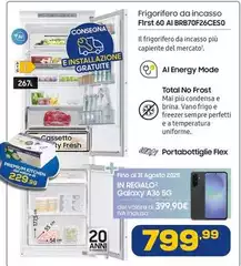Samsung - Frigorifero Da Incasso First 60 AI BRB70F26CESO
