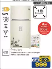 LG - Fresh O Zone Regal La Temperatura Del Cassetto Per Mantenere La Freschezza