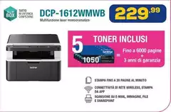 Brother - DCP-1612WMwb Multifunzione Laser Monocomamico Multifunzione 4 Fornello(i)