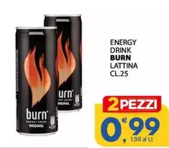 Burn - Energy Drink Lattina