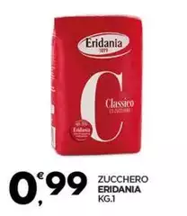 Eridania - Zucchero Evidenia