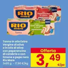 Rio Mare - Tonno In Olio Extra Vergine Di Oliva O In Olio Di Oliva Con Peperoncino Di Calabria O Con Limone E Pepe Nero