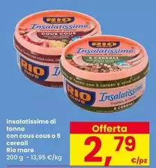 Rio Mare - Insalatissime Di Tonno Con Cous Cous O Cereali