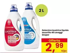 Despar - Detersivo Lavatrice Liquido Assortito 40 Lavaggi