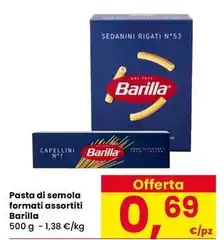 Barilla - Pasta Di Semola Formati Assortiti